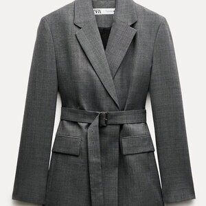 Zara Gray Suit Blazer